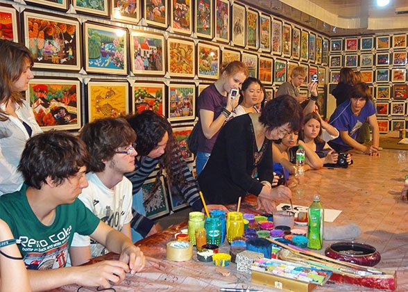 Our Guests at Dafen Oil Painting Village