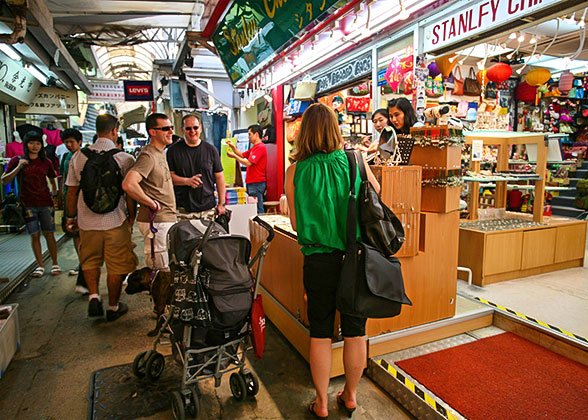 Bustling Stanley Market Bustling Stanley Market