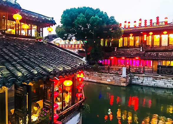 Gorgeous Night Views at Xitang Water Town Gorgeous Night Views at Xitang Water Town