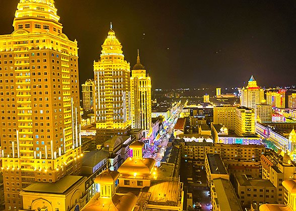 Manzhouli Night Scene