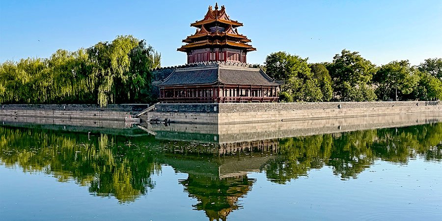 The Moat around Corner Tower 