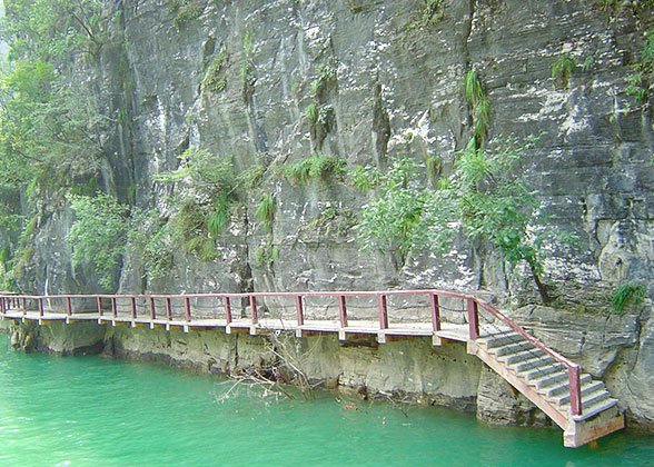 Ancient Plank Road along Daning River