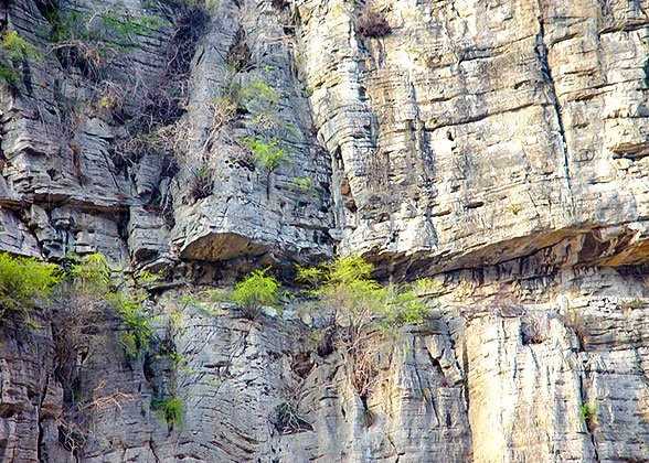 Ancient Plank Road in Qutang Gorge 
