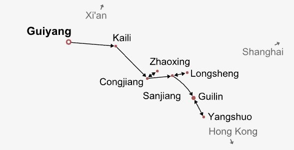 Ethnic Culture Discovery Itinerary Map Ethnic Culture Discovery Itinerary Map