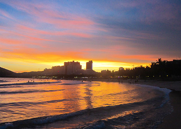 Rosy Sunset Clouds