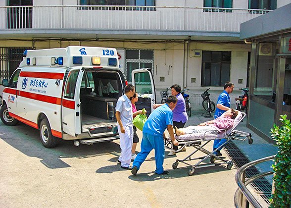 Ambulance of Beijing Emergency Medical Center