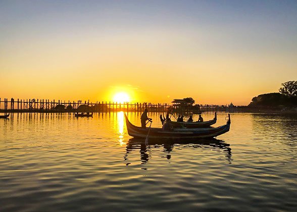 U Bein Bridge, Mandalay