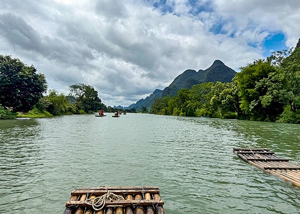 Guilin Li River in April