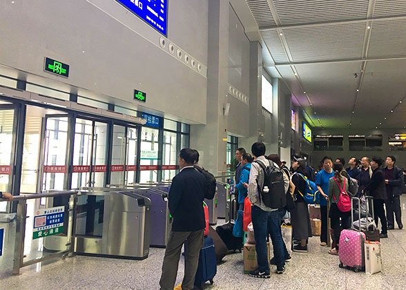 Waiting Hall of Leshan Railway Station