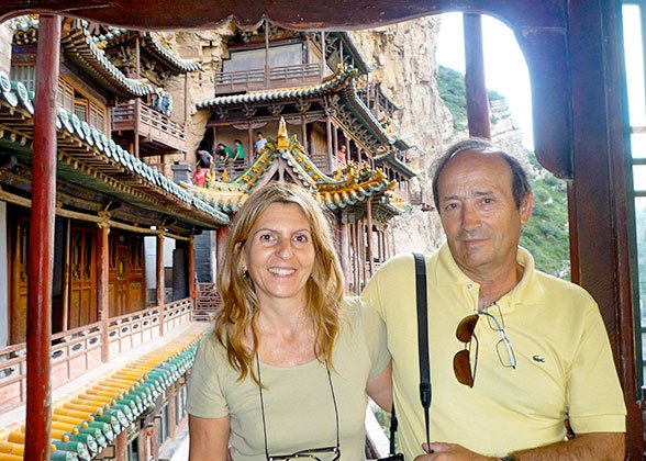 Our Guests at the Hanging Temple