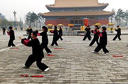 Tai Chi Chuan Performance at Lou Guan Tai