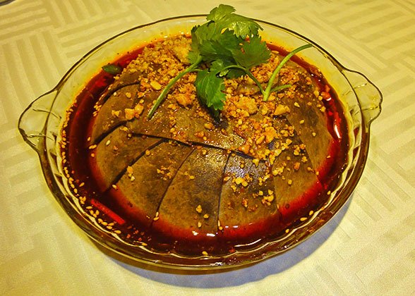 Sliced Beef and Ox Organs in Chili Sauce