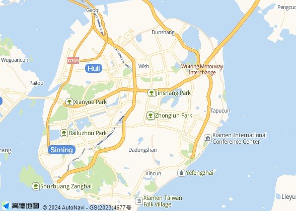 Gulangyu Island Map