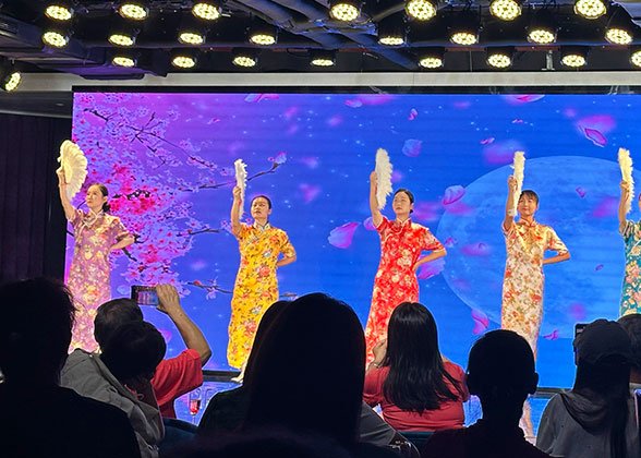 Performance on Victoria Cruise Ship