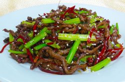 Sichuan Dry-fried Shredded Beef