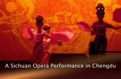 A Sichuan Opera Performance in Chengdu