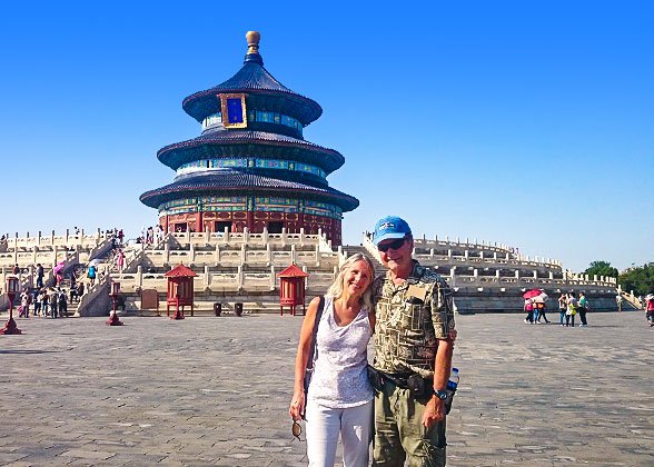 Our Guests at the Temple of Heaven