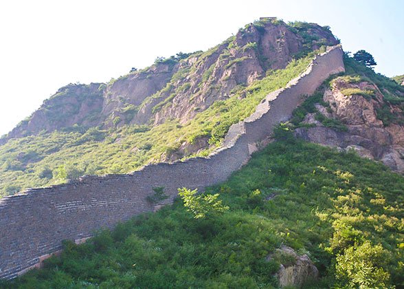 Wild section of the Jiaoshan Great Wall