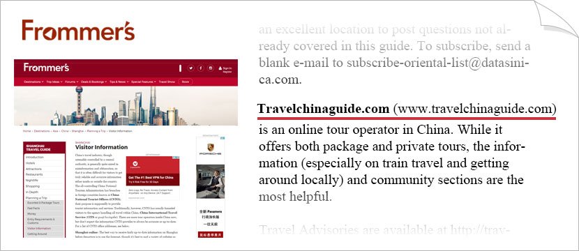 Frommer's Recommendation