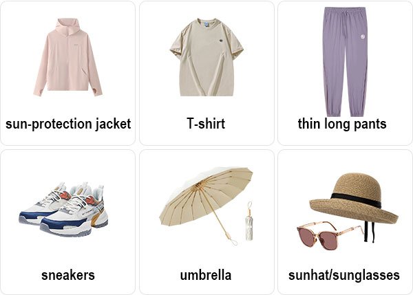 Zhangjiajie Clothes in August