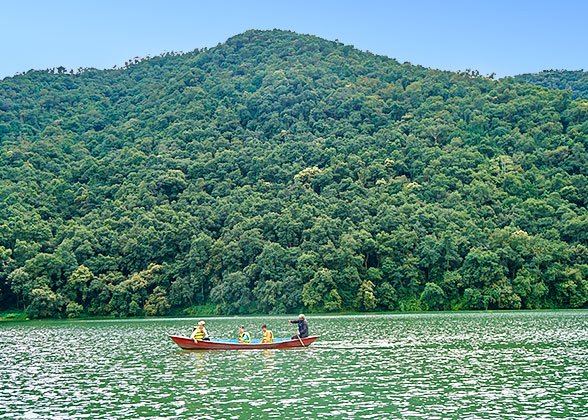 Phewa Lake in Pokhara Phewa Lake in Pokhara