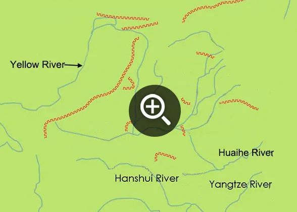Great Wall Map of Warring States Period