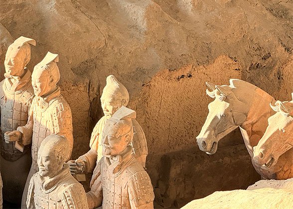 Terracotta Warriors and Horses in Pit 1
