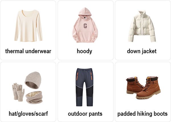 Clothes for Inner Mongolia in November