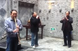 A Musical Instrument Show at the Xian City Wall Park