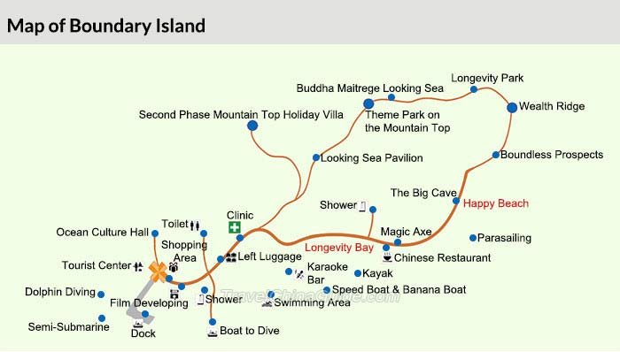 Map of Boundary Island