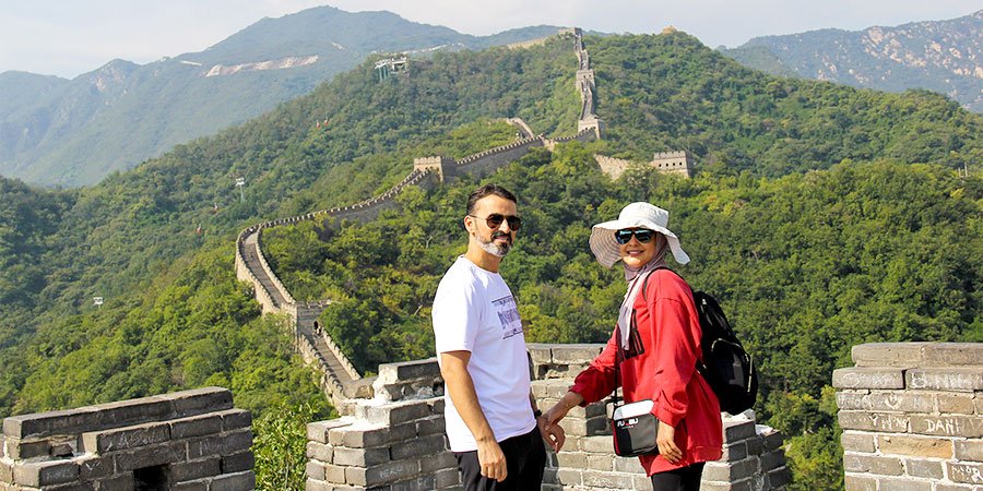 The Great Wall on a cloudy day in May