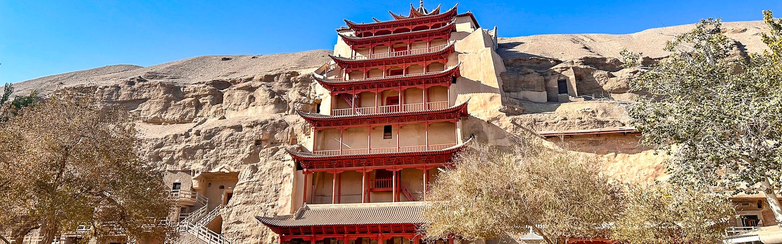 Nine-story Giant Buddha is Housed in Cave 96