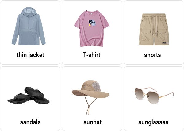 Clothes to Wear in Yichang in July
