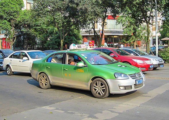 Taxis in Chengdu
