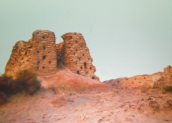 Ruins of a Beacon Tower in Lop Nur, Xinjiang