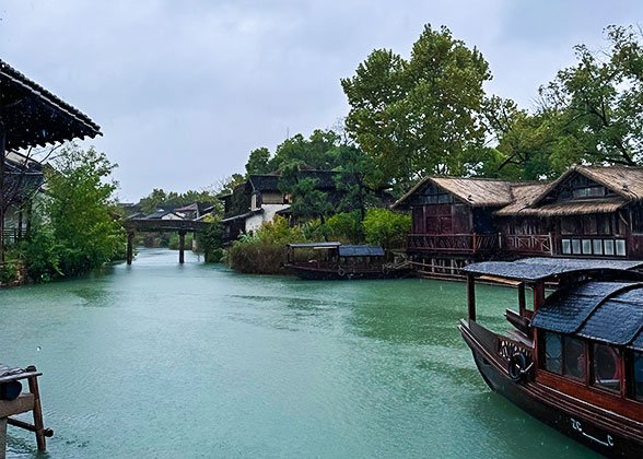 Zhujiajiao Water Town in Rain
