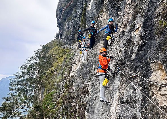 Via Ferrata at Seven Star Mountain