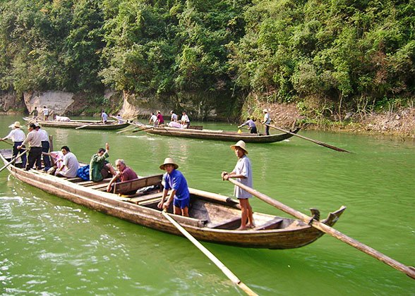 Fishermen and Their Fishing Boat