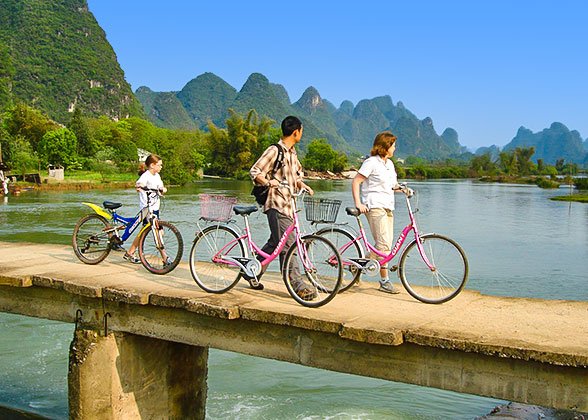 Family visit in Yangshuo Family visit in Yangshuo