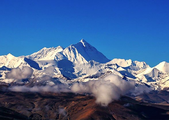 View Mount Everst from a Distance