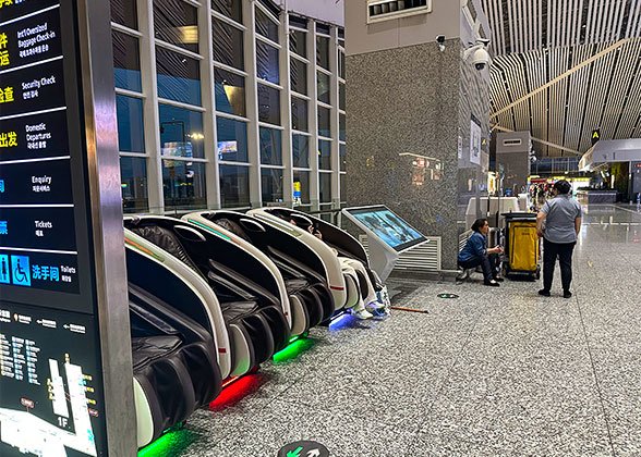 Massage Armchairs at Zhangjiajie Airport