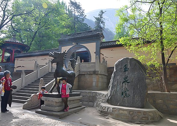 Interior View of Jade Spring Temple