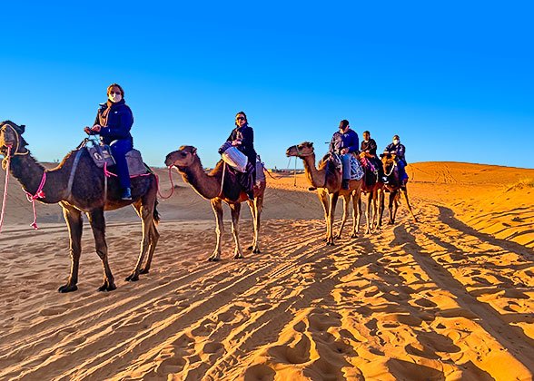 Our Guests in Sahara Desert Our Guests in Sahara Desert