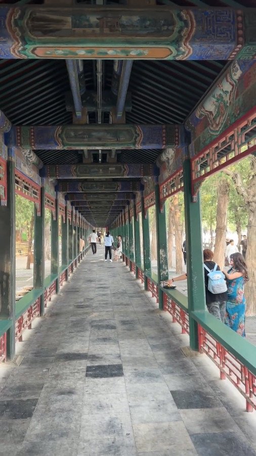 The Long Gallery by Kunming Lake, Summer Palace