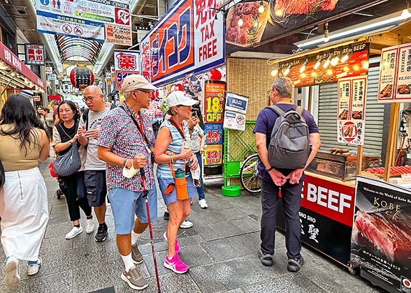 A Local Market in Osaka
