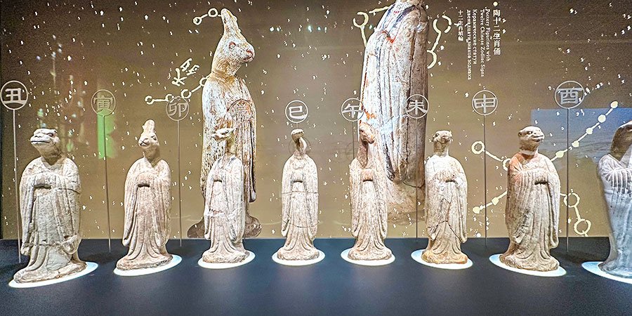 Pottery Figurines of Twelve Zodiac Animals