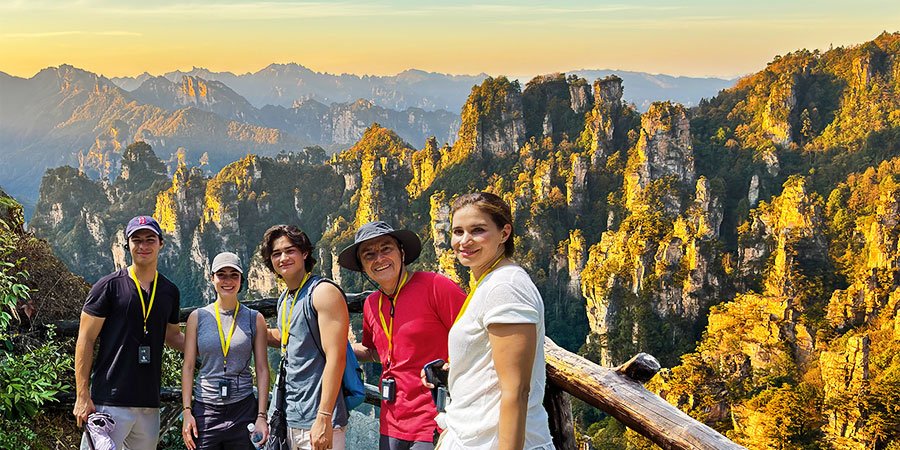 Zhangjiajie Grand Canyon in Hot August
