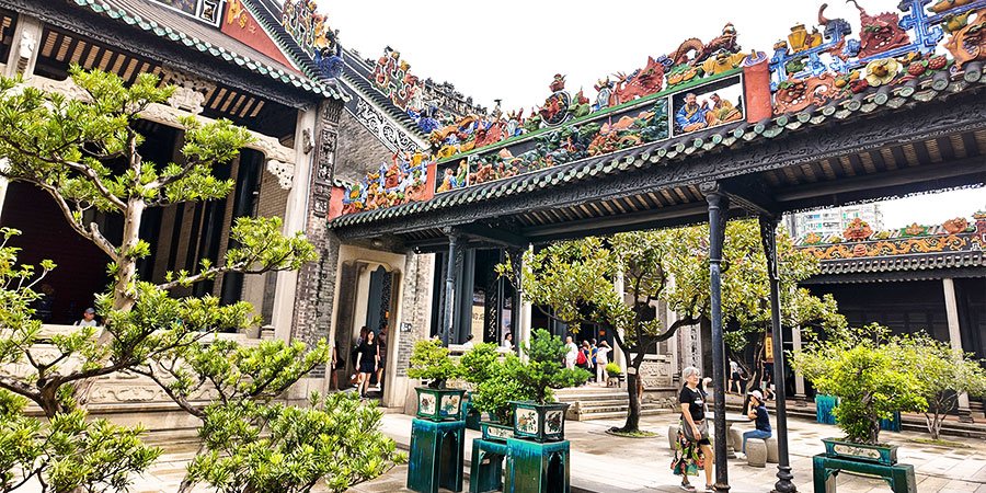 Exquisite Tile Carvings, Ancestral Temple of the Chen Family
