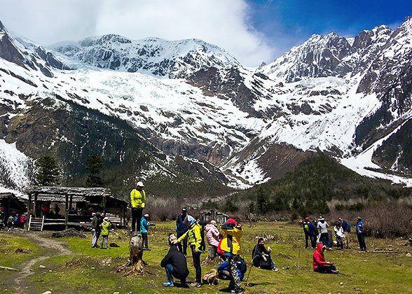 Travelers in Nepal