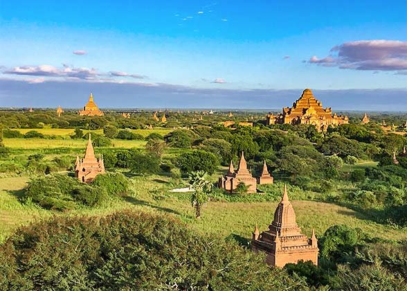 Pagoda in Bagan, Myanmar Pagoda in Bagan, Myanmar